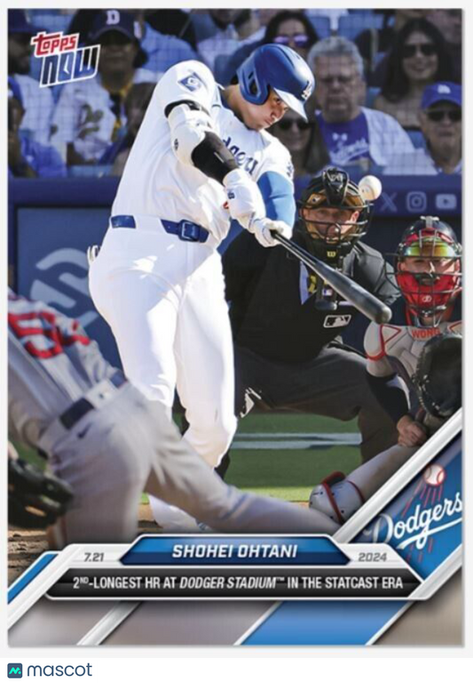 2024 Topps Now Card #455 Shohei Ohtani Los Angeles Dodgers