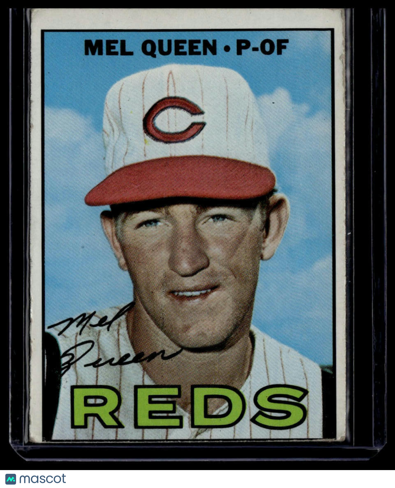 1967 Topps #374a Mel Queen None