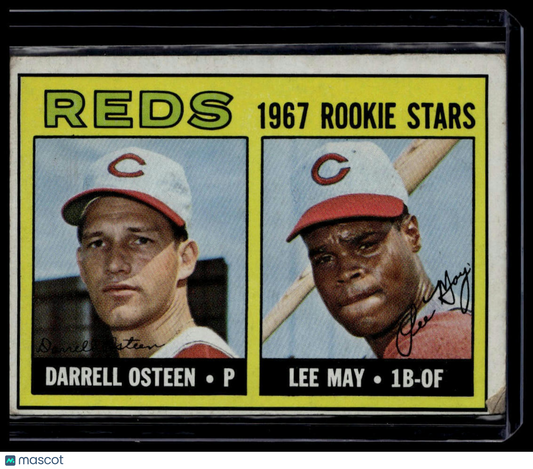 1967 Topps #222 Reds 1967 Rookie Stars (Darrell Osteen / Lee May) None