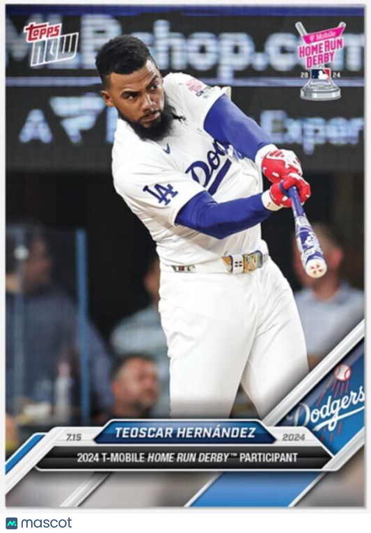 Teoscar Hernandez Home run Derby Participant 2024 MLB TOPPS NOW Card #433