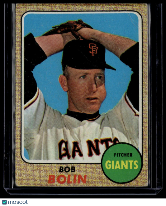 1968 Topps #169 Bob Bolin None