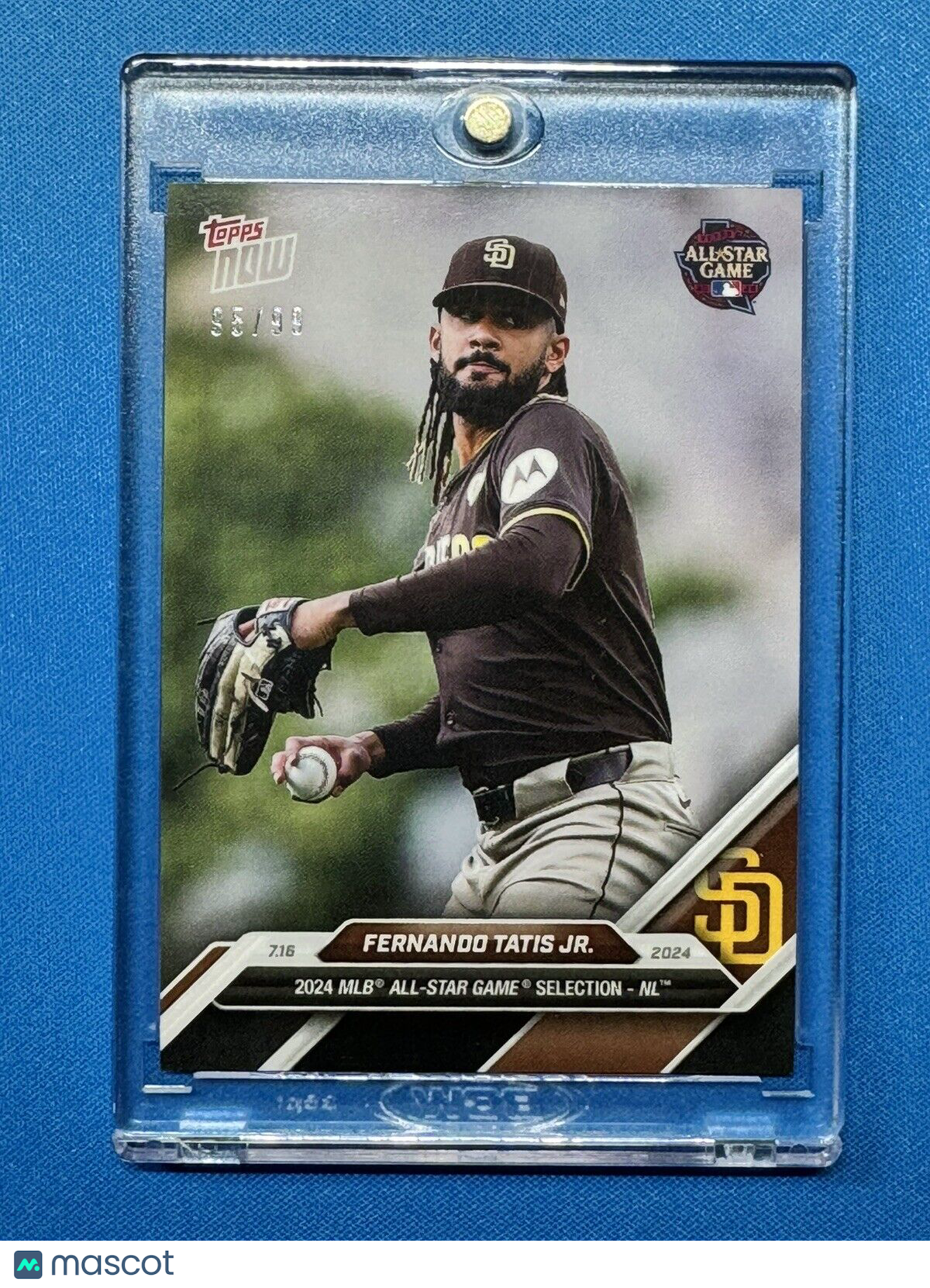 Fernando Tatis Jr. 2024 Topps Now All-Star Game Card #ASG-FTJ Black 95/99