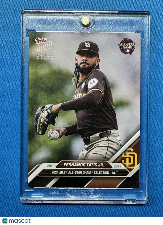 Fernando Tatis Jr. 2024 Topps Now All-Star Game Card #ASG-FTJ Black 95/99