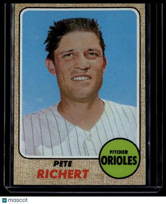 1968 Topps #354 Pete Richert None