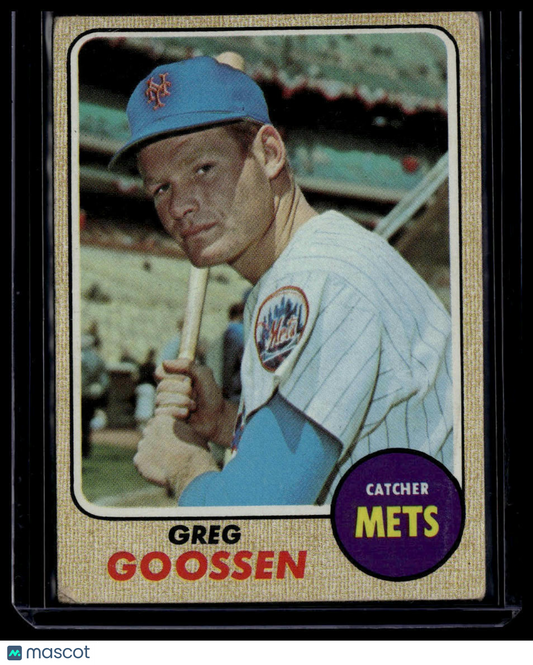 1968 Topps #386 Greg Goossen None