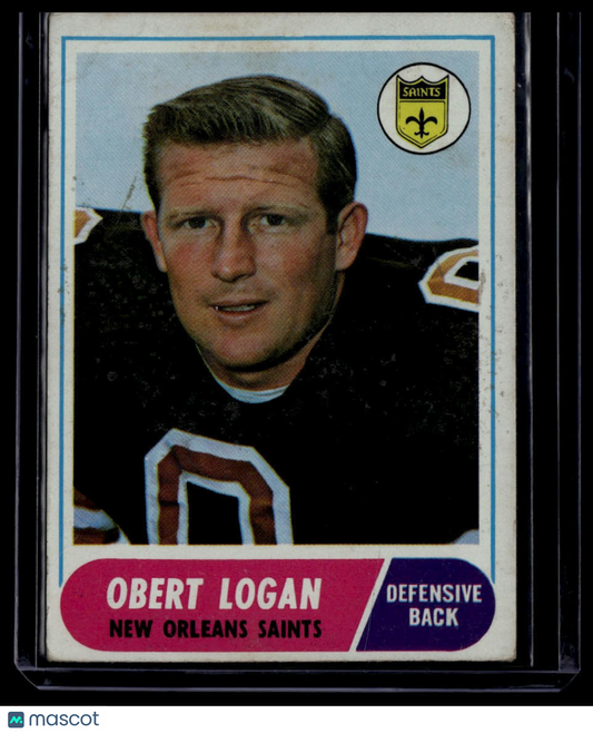 1968 Topps #4 Obert Logan