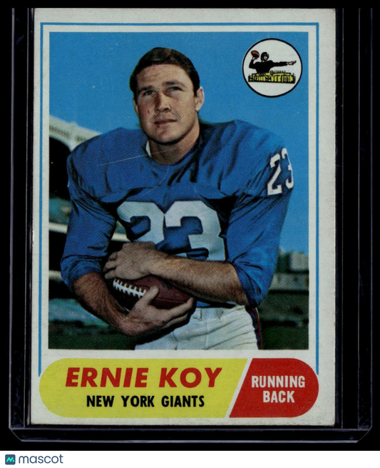 1968 Topps #5 Ernie Koy