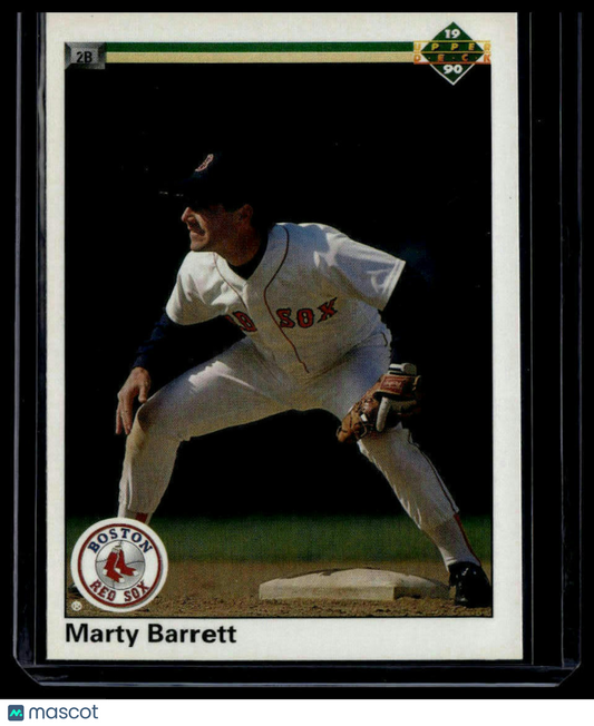 1990 Upper Deck #133b Marty Barrett