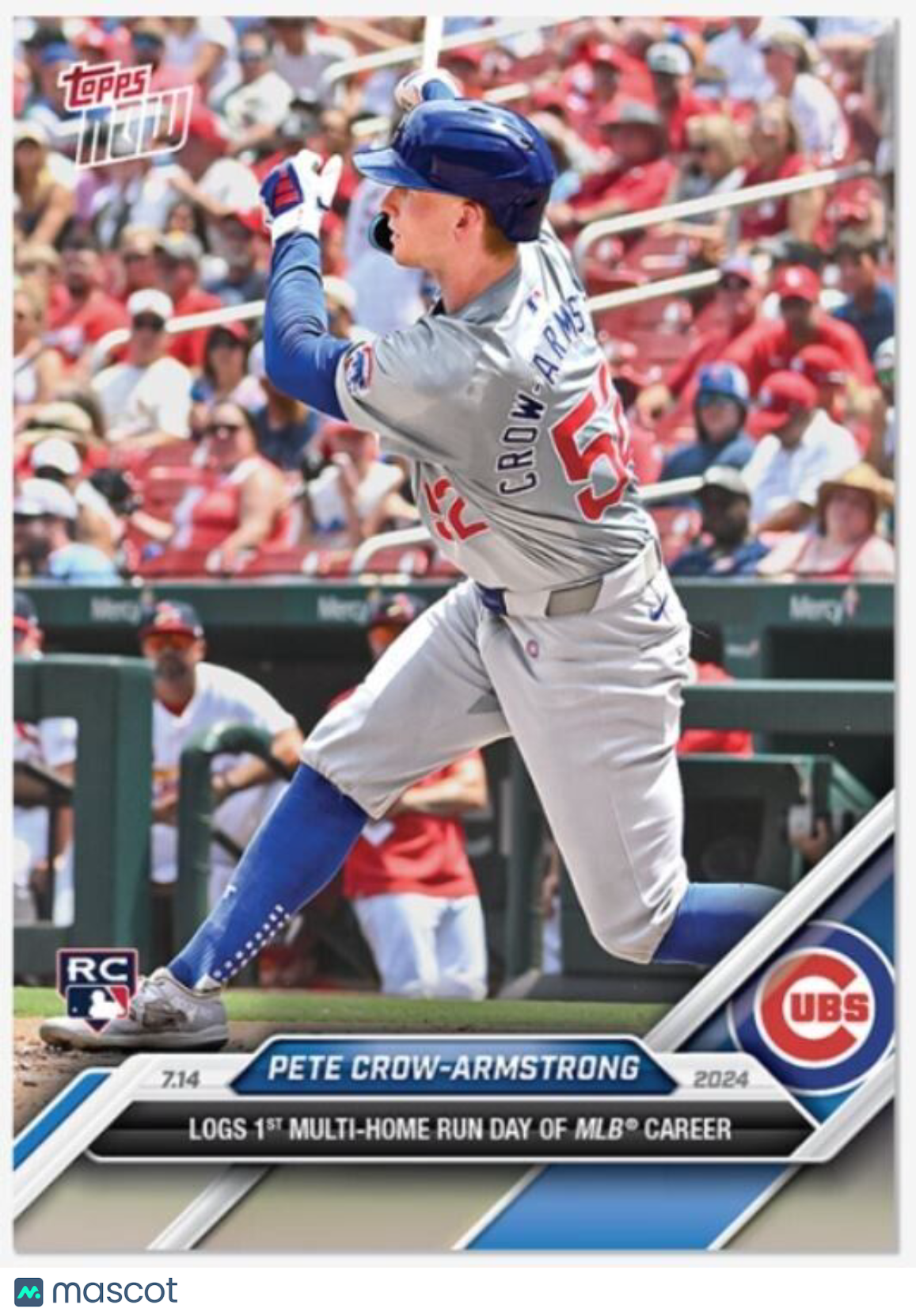 Pete Crow-Armstrong RC Chicago Cubs 2024 Topps Now #424