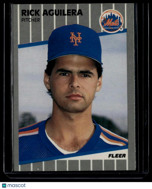 1989 Fleer #27 Rick Aguilera