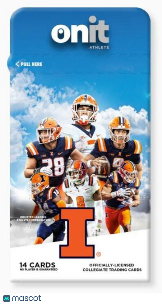 Onit University of Illinois 2024 Football Trading Cards - Single Pack