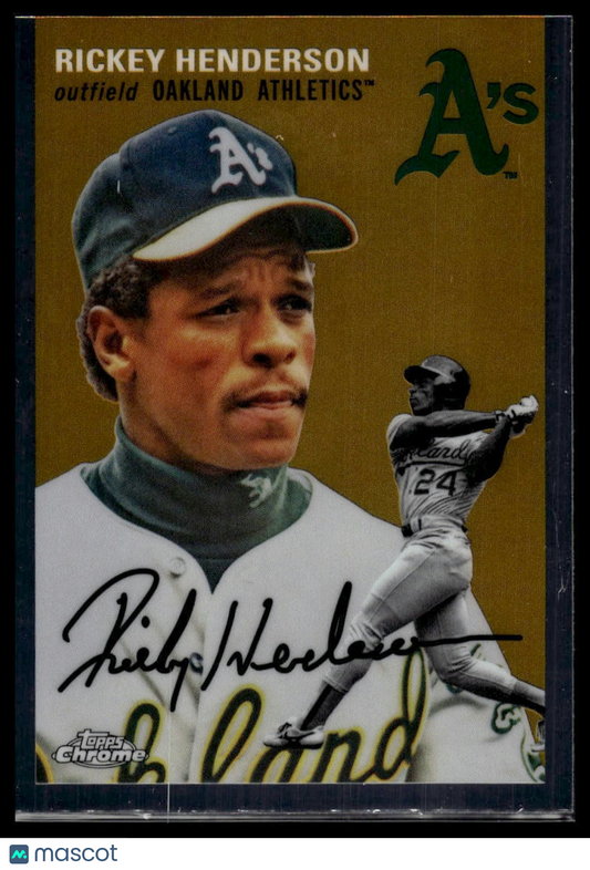 2023 Topps Chrome Platinum Anniversary #483 Rickey Henderson