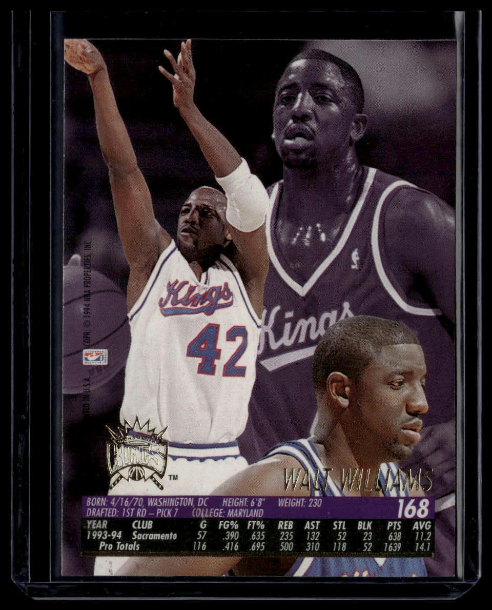 1994-95 Ultra #168 Walt Williams