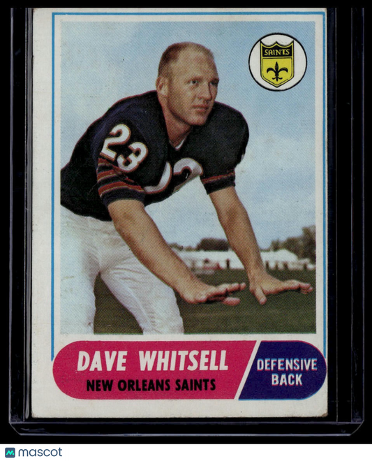 1968 Topps #82 Dave Whitsell