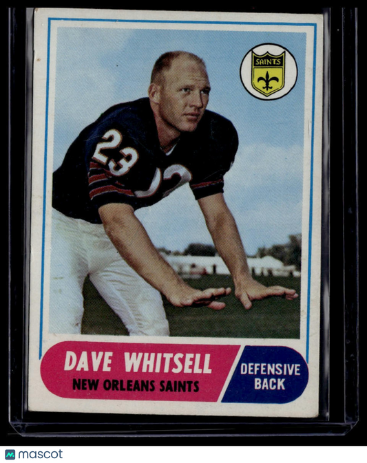 1968 Topps #82 Dave Whitsell