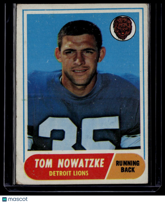 1968 Topps #78 Tom Nowatzke