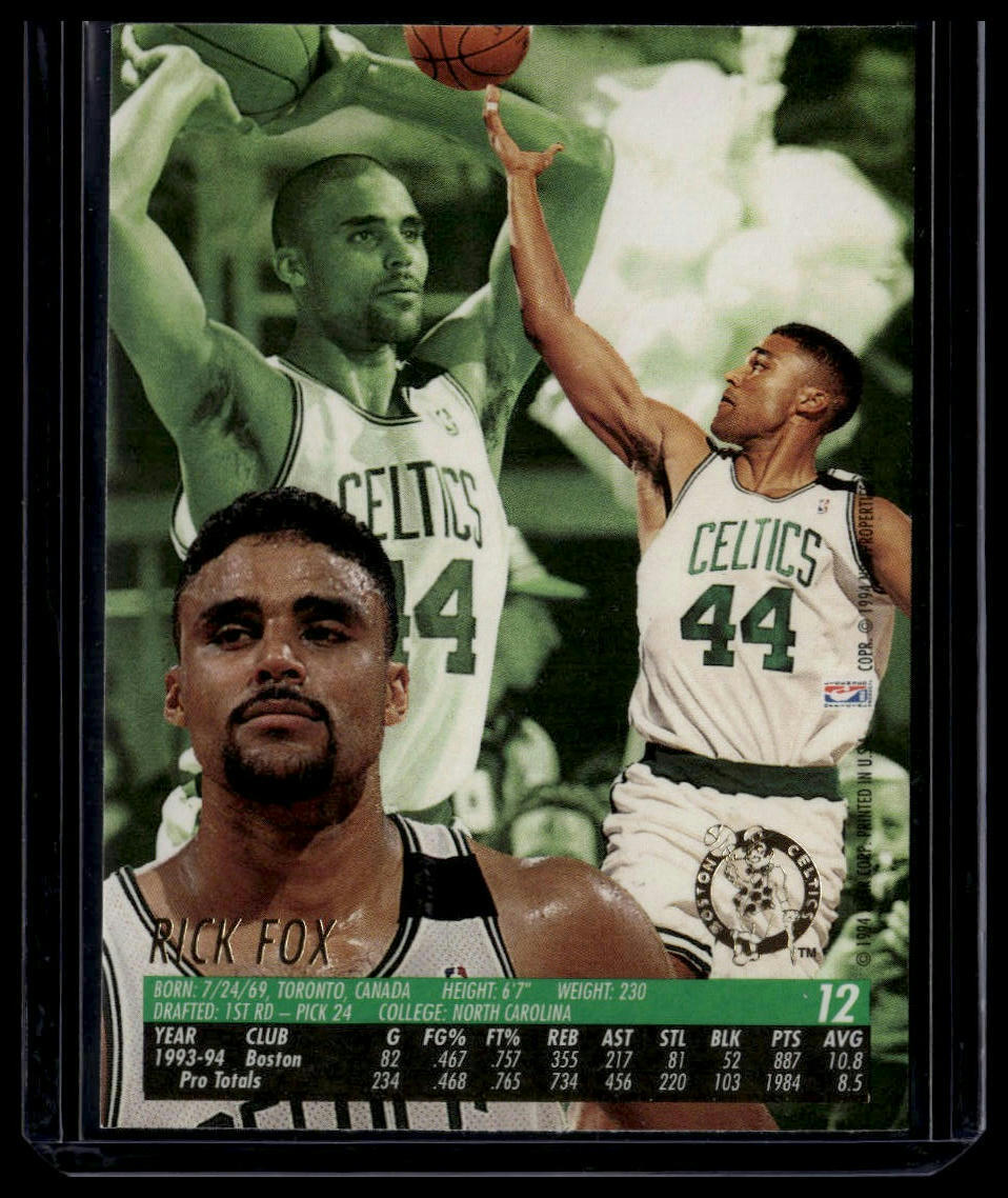 1994-95 Ultra #12 Rick Fox