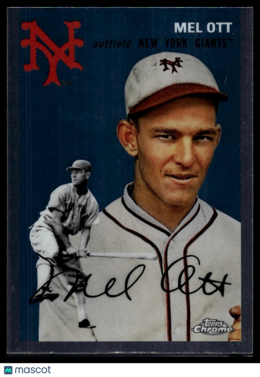 2023 Topps Chrome Platinum Anniversary #460 Mel Ott