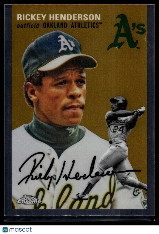 2023 Topps Chrome Platinum Anniversary #483 Rickey Henderson