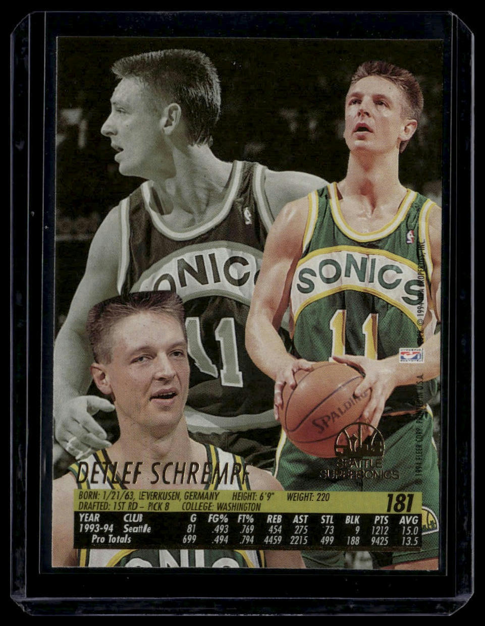 1994-95 Ultra #181 Detlef Schrempf