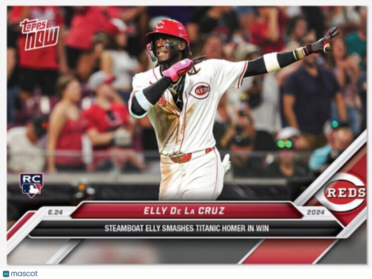 2024 Topps Now MLB Elly De La Cruz RC #340 Cincinnati Reds