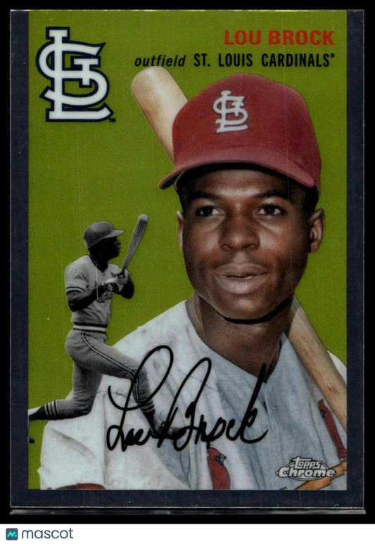 2023 Topps Chrome Platinum Anniversary #471 Lou Brock