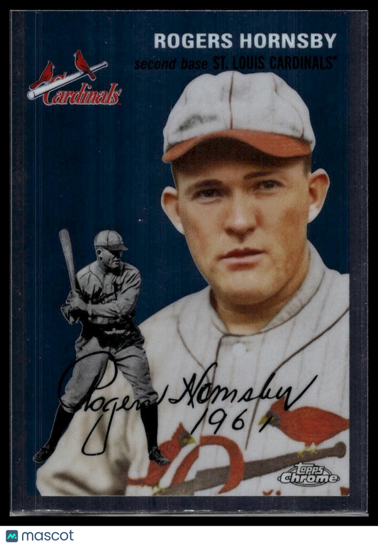 2023 Topps Chrome Platinum Anniversary #495 Rogers Hornsby