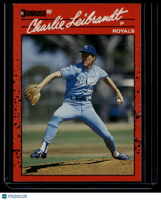 1990 Donruss #208b Charlie Leibrandt