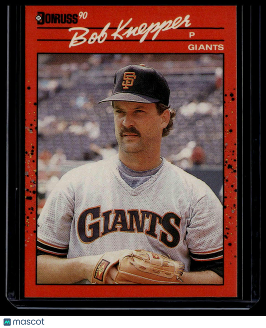 1990 Donruss #485 Bob Knepper