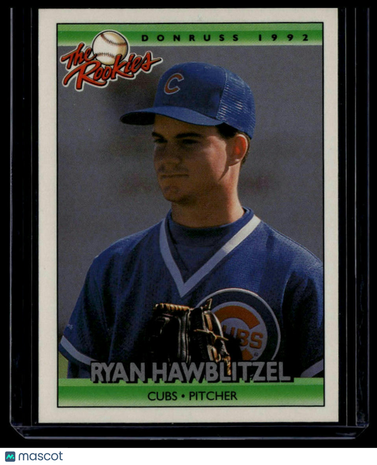 1992 Donruss The Rookies #49 Ryan Hawblitzel