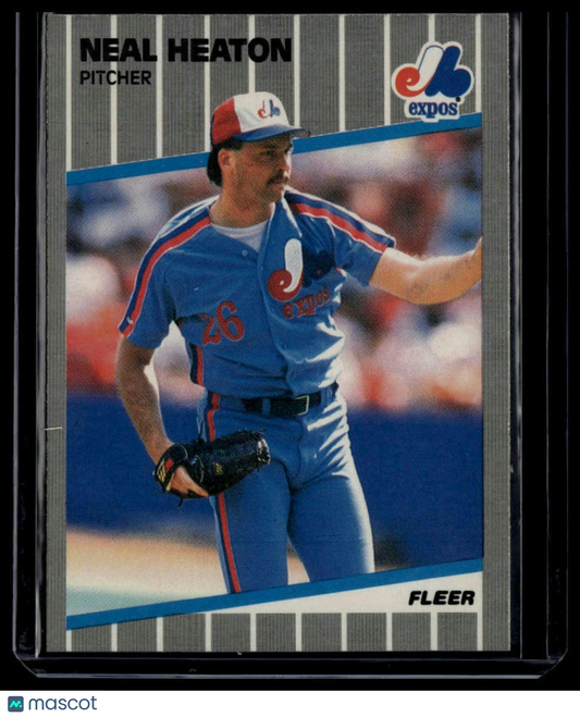 1989 Fleer #377 Neal Heaton