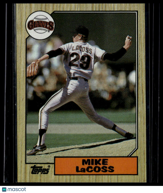 1987 Topps #151 Mike LaCoss