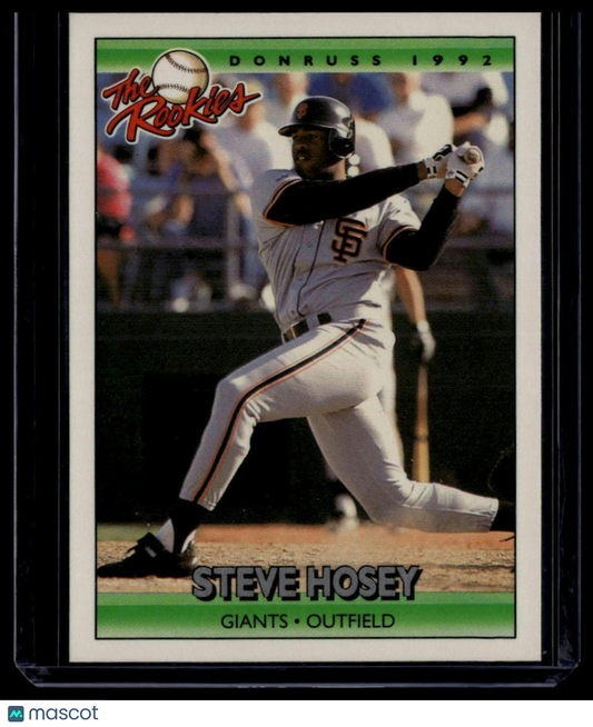 1992 Donruss The Rookies #54 Steve Hosey