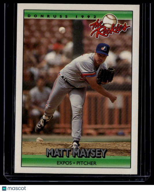 1992 Donruss The Rookies #71 Matt Maysey