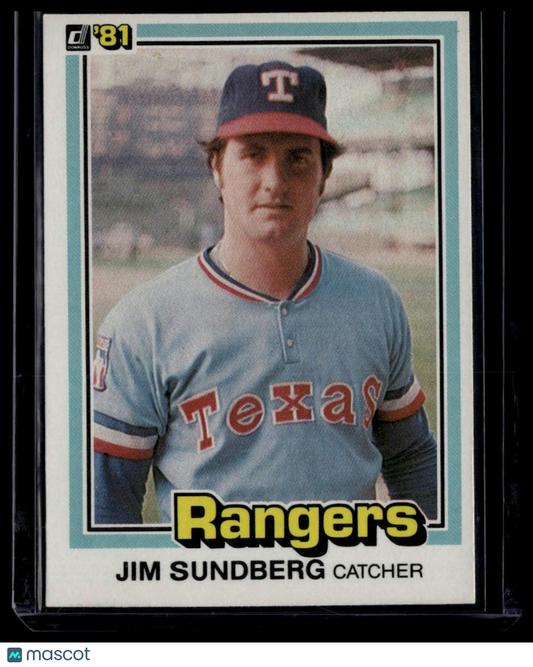 1981 Donruss #385 Jim Sundberg