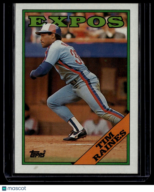 1988 Topps #720 Tim Raines