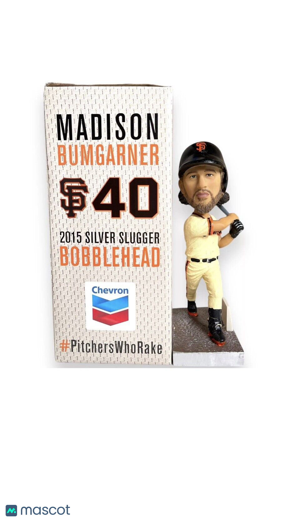 Madison Bumgarner San Francisco Giants #40 2015 Silver Slugger Bobblehead Mint