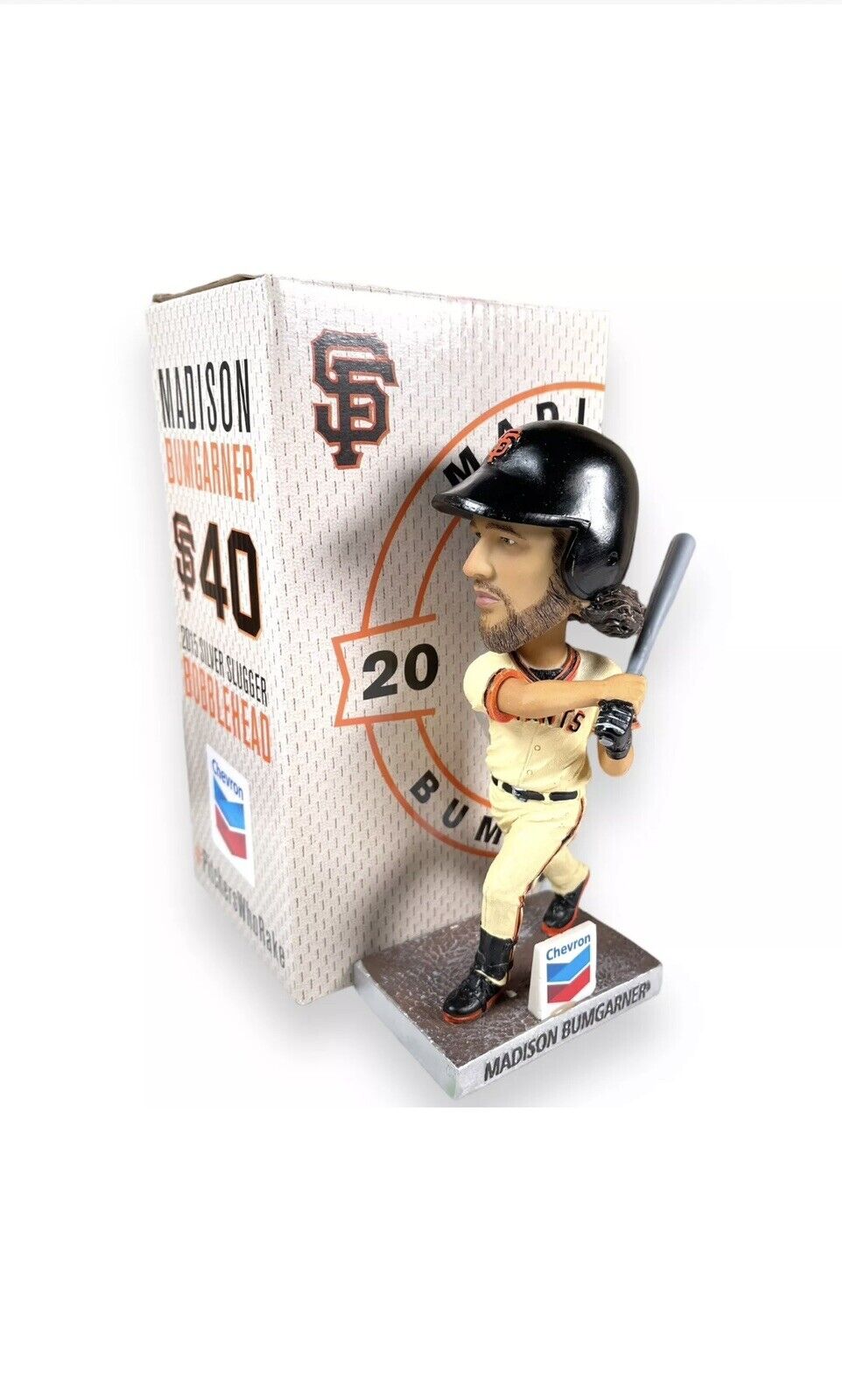 Madison Bumgarner San Francisco Giants #40 2015 Silver Slugger Bobblehead Mint