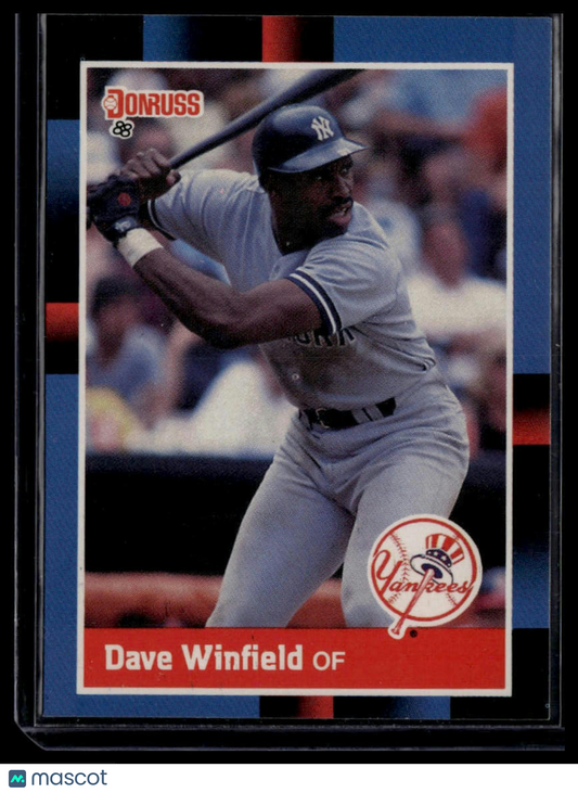 1988 Donruss #298 Dave Winfield