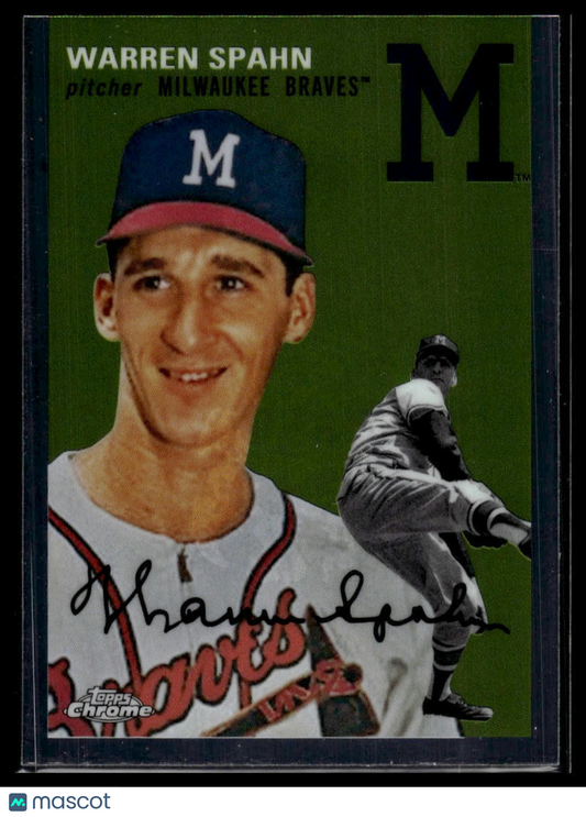 2023 Topps Chrome Platinum Anniversary #438 Warren Spahn