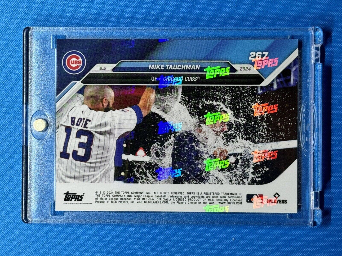 Mike Tauchman 2024 Topps Now Card #267 Red SP 10/10 Chicago Cubs Home Run