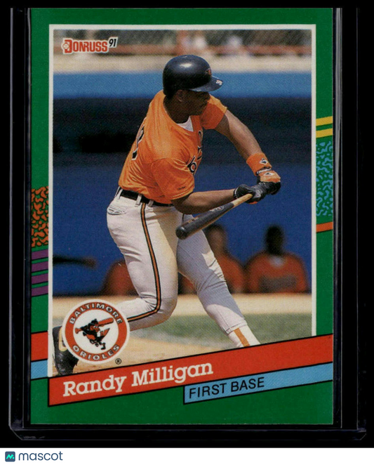 1991 Donruss #542b Randy Milligan