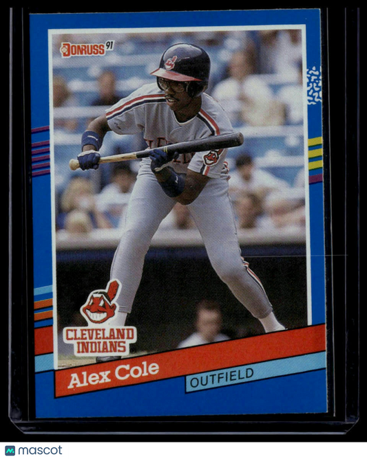 1991 Donruss #383a Alex Cole