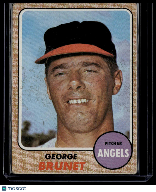 1968 Topps #347 George Brunet