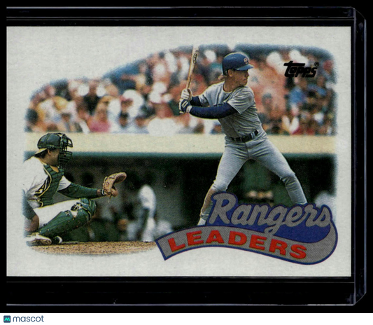 1989 Topps #729 Rangers Leaders