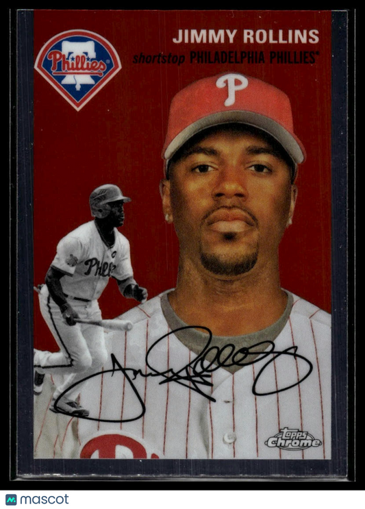 2023 Topps Chrome Platinum Anniversary #417 Jimmy Rollins #/100