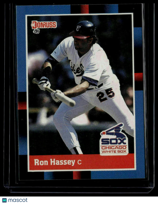 1988 Donruss #580b Ron Hassey