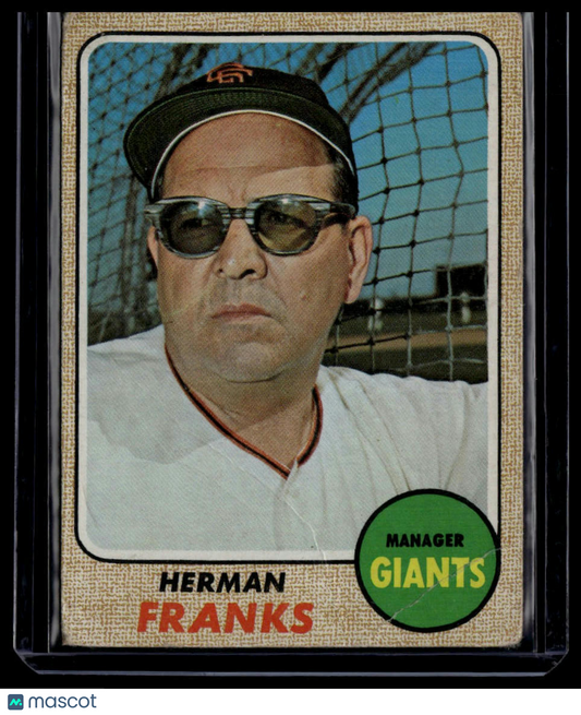 1968 Topps #267 Herman Franks None