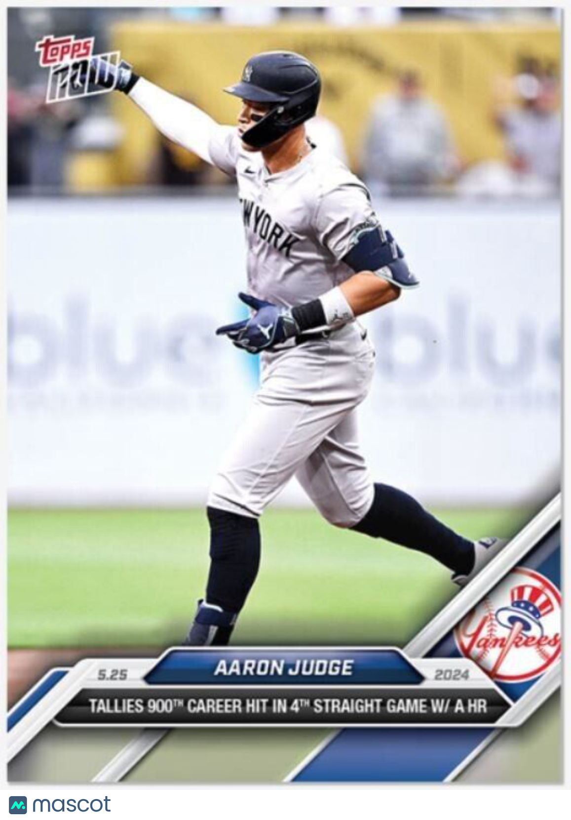 Aaron Judge 2024 Topps Now Card #234 New York Yankees