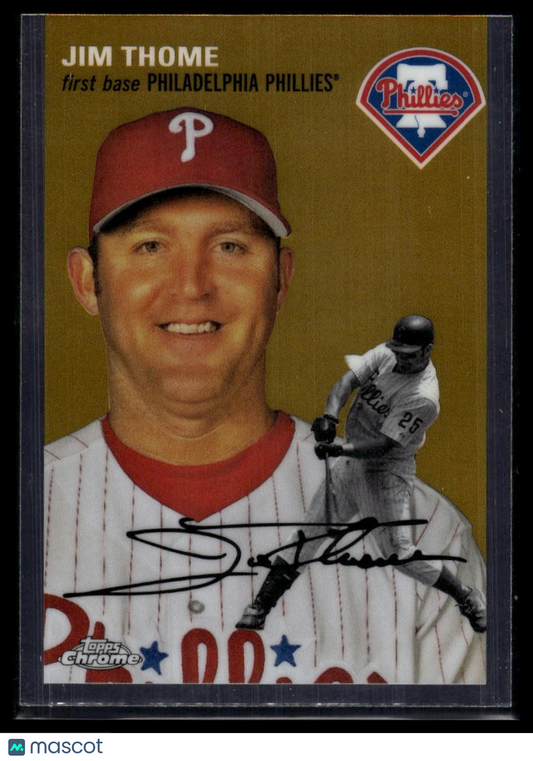 2023 Topps Chrome Platinum Anniversary #486 Jim Thome